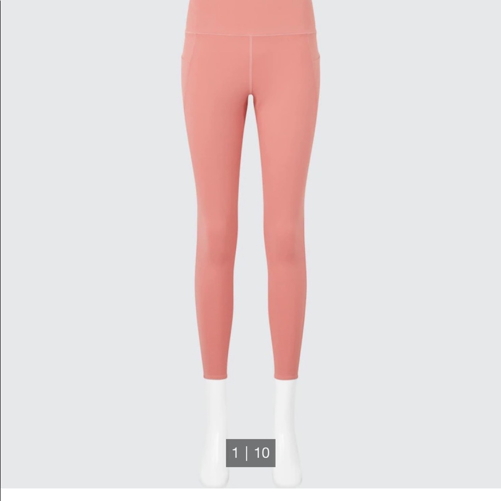 Uniqlo peach pink leggings size XS